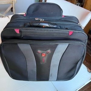 Victorinox Computer Brief Case with Removable Laptop Case - Black